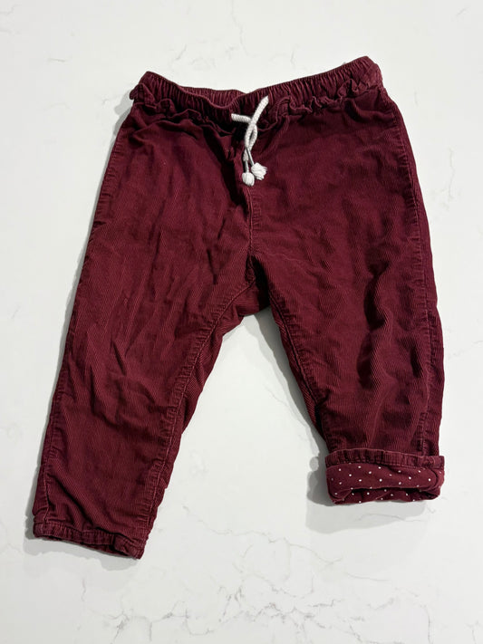 H&M-Pantalon doublé-9/12 mois