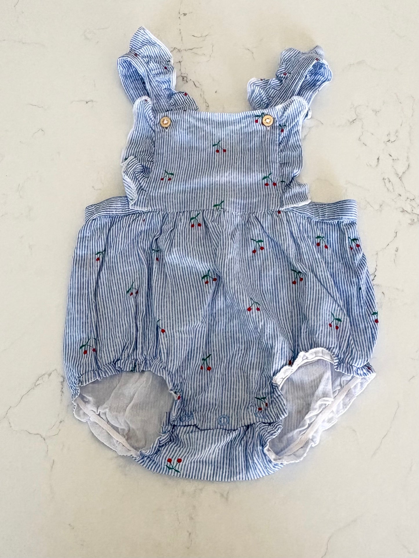 *imparfait-h&M-Salopette bloomer-6/9 mois