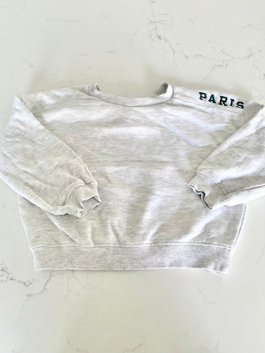 Zara-Crewneck-18/24 mois ( fait petit)