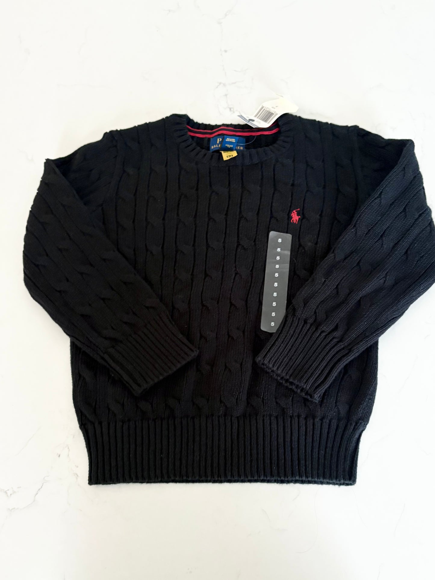 NEUF-Ralph Lauren-Chandail de laine-5T