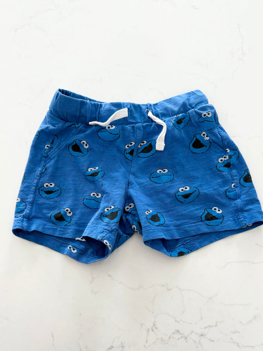 H&M/Sesame street-short-18/24 mois
