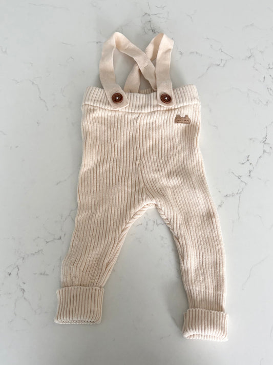 Souris Mini-Pantalon + bretelles-3/6 mois