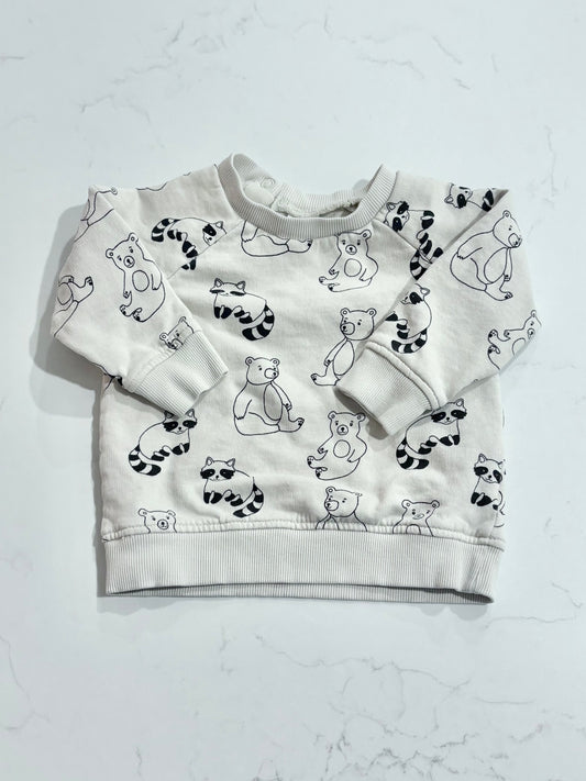 H&M-Crewneck-6/9 mois