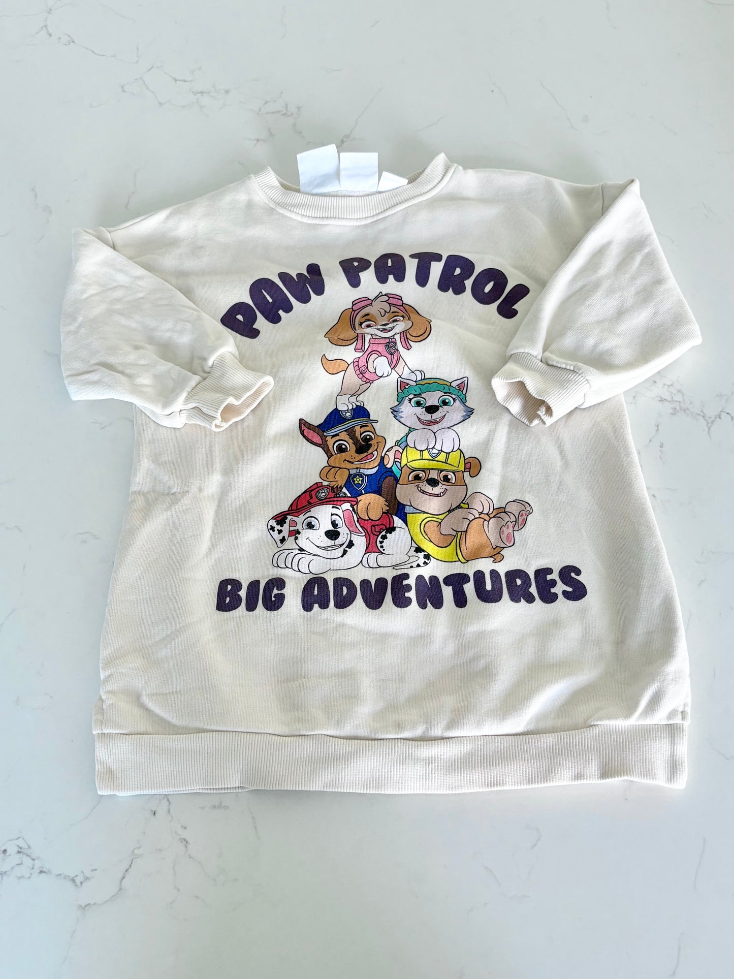 Zara/Pat patrouille-Robe/crewneck long-2/3T (légère imperfection)